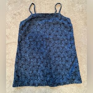 American eagle denim floral dress